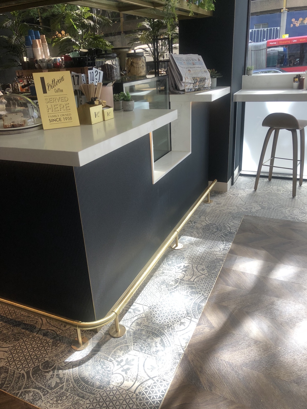 Bar Counter Railing 5 Powerful Foot Rail Systems for Bars & Commercial Interiors