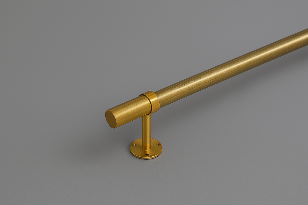 Brass foot rail